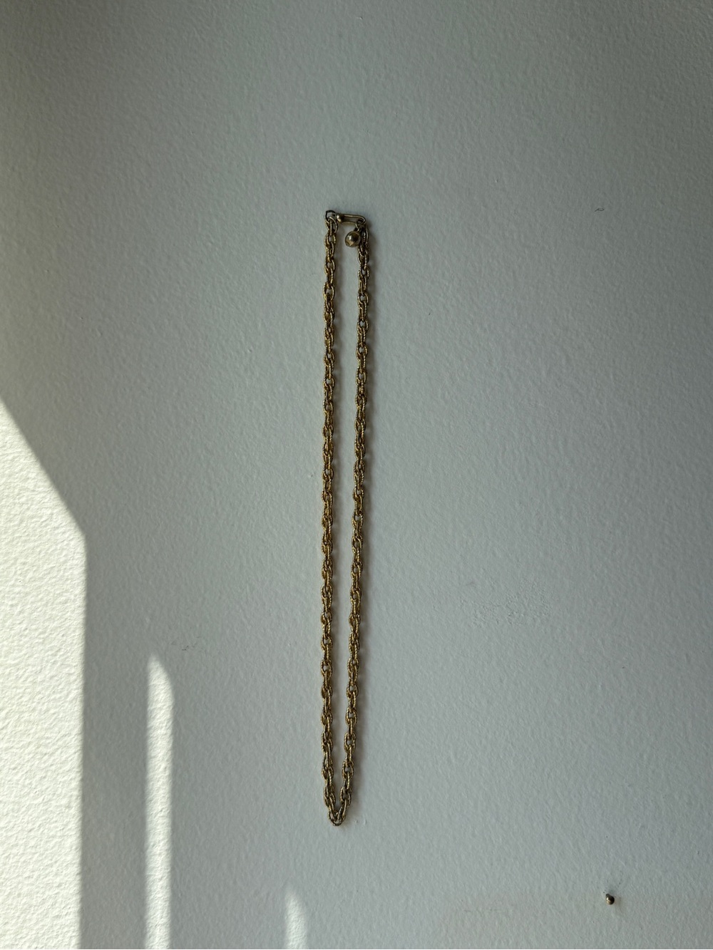 Vintage‎ Gold Twisted Rope Chain Necklace - Women Jewelry